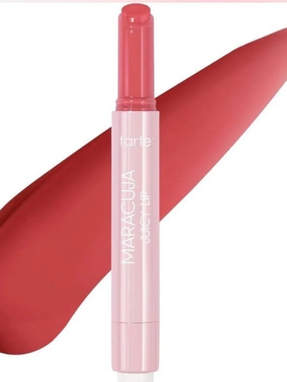 Tarte Maracuja Juicy Lip Plump on Strawberry Shortcake